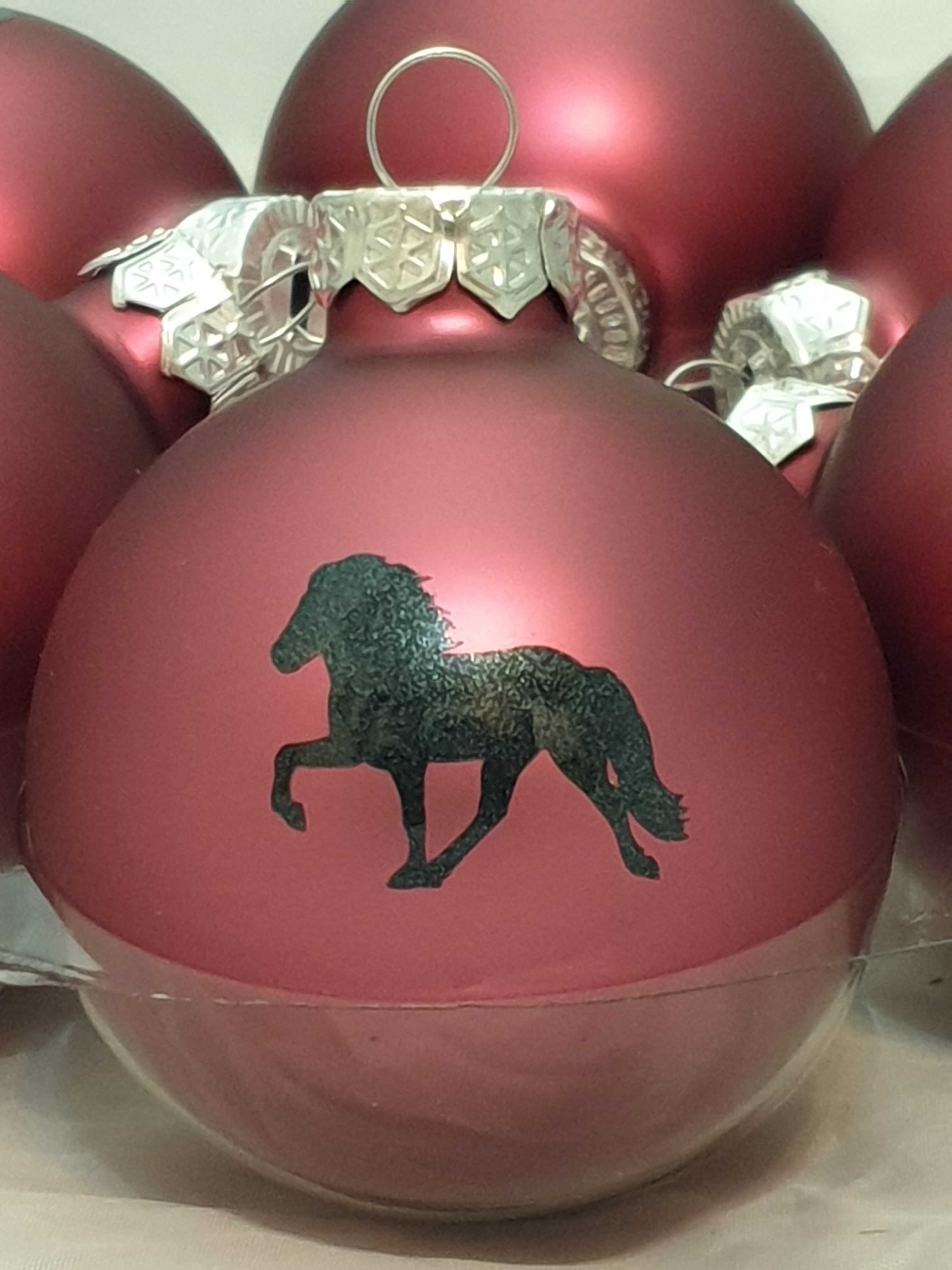 Weihnachtskugel Glas