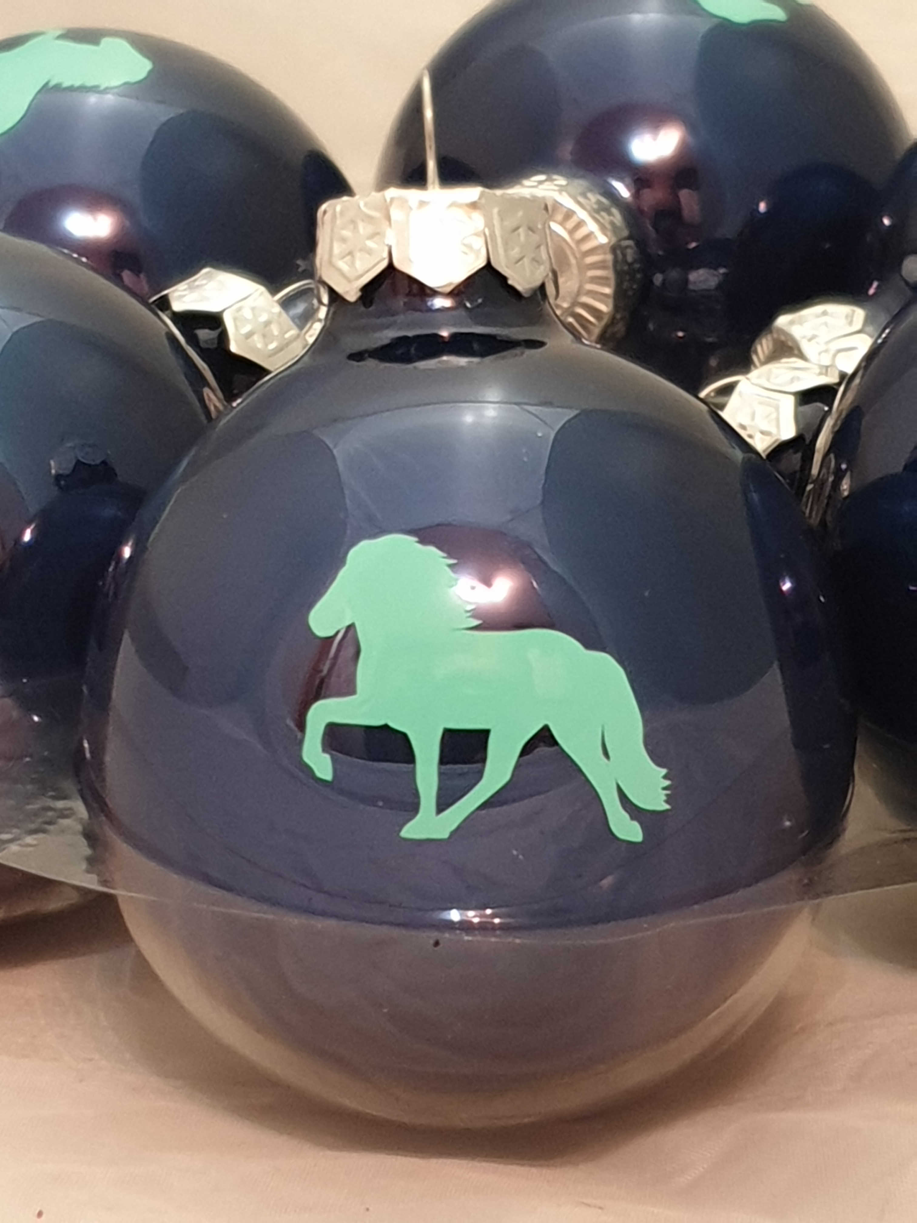 Weihnachtskugel Glas