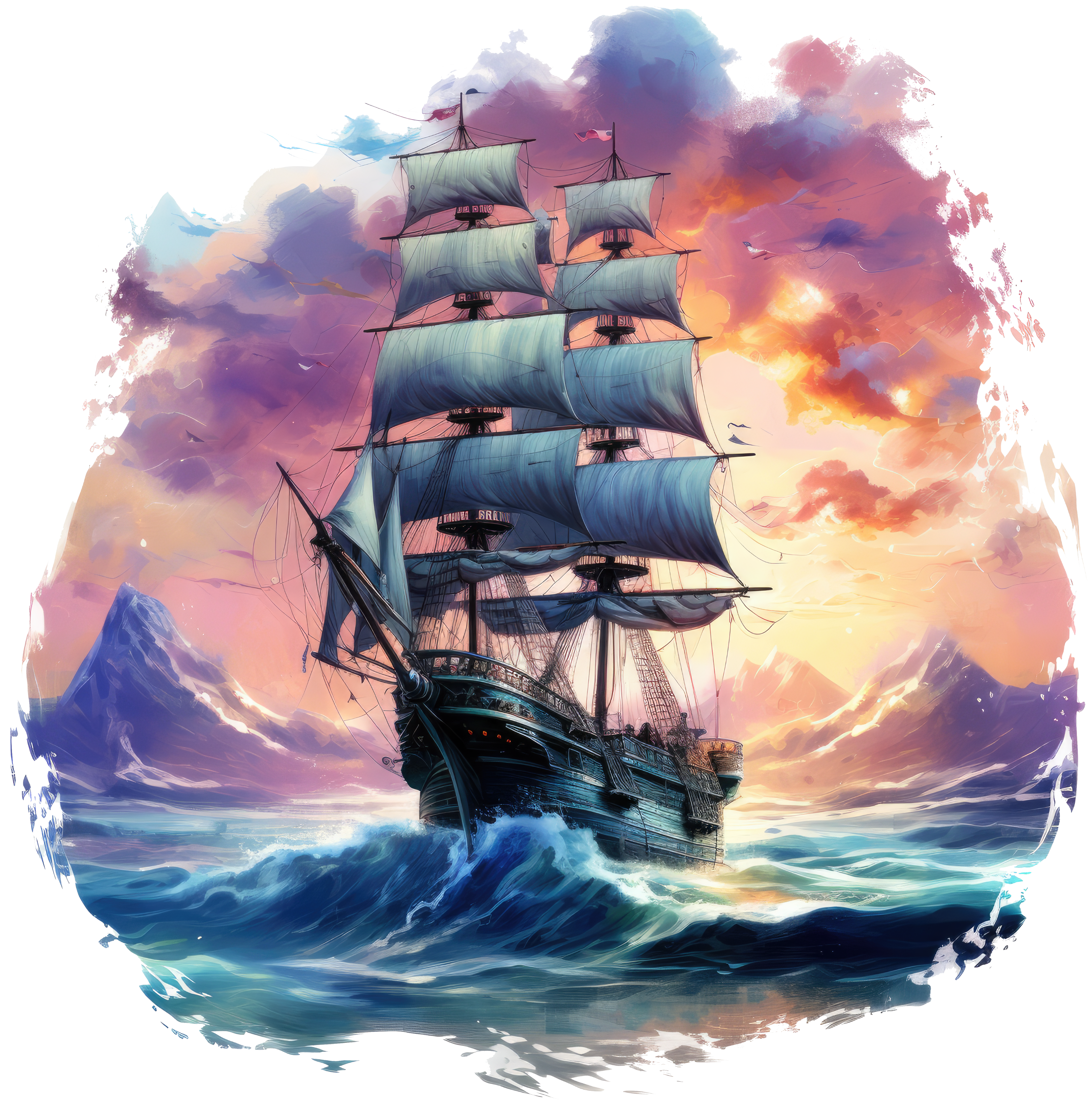 Segelschiff 02