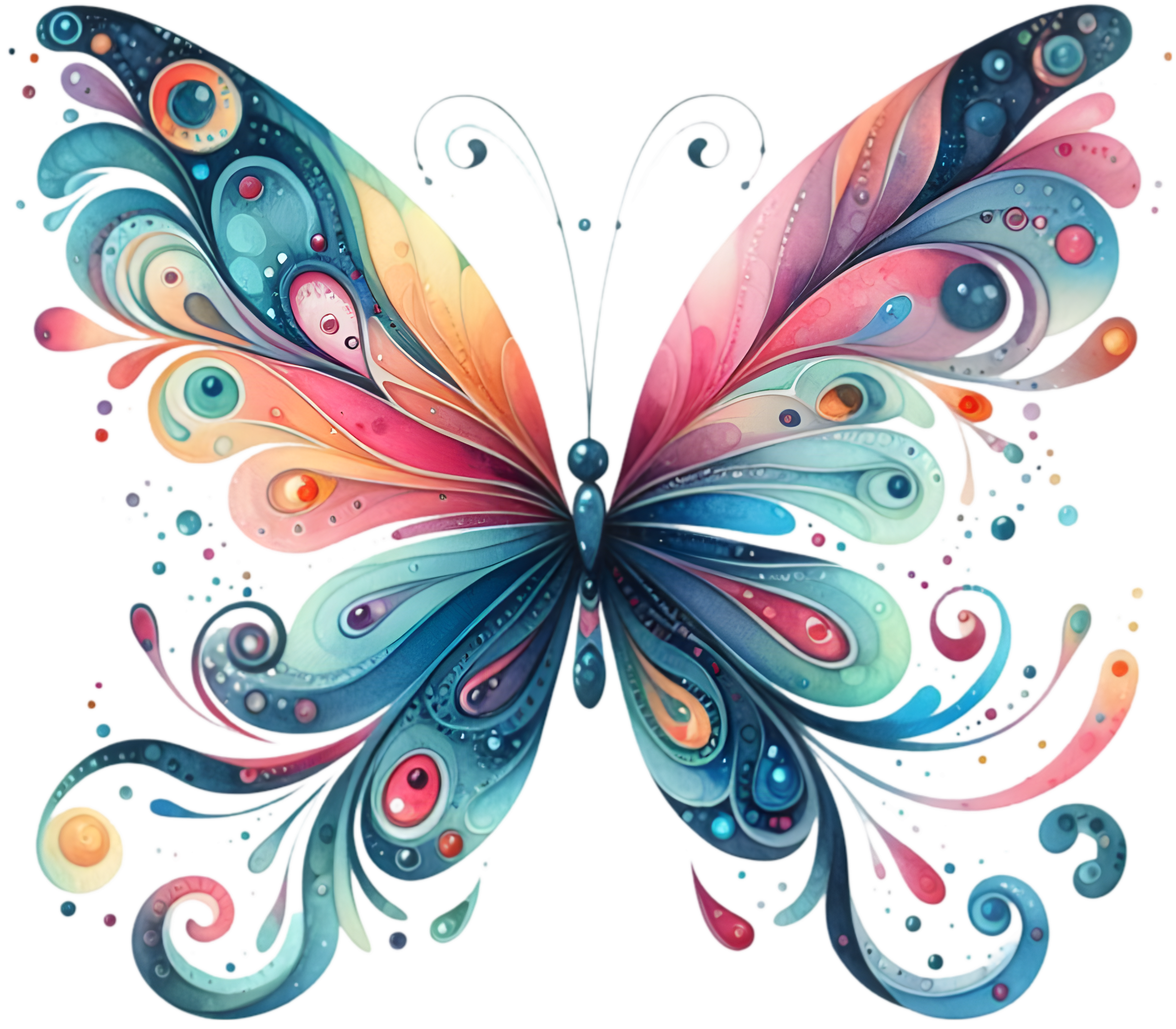 Schmetterling Bunt